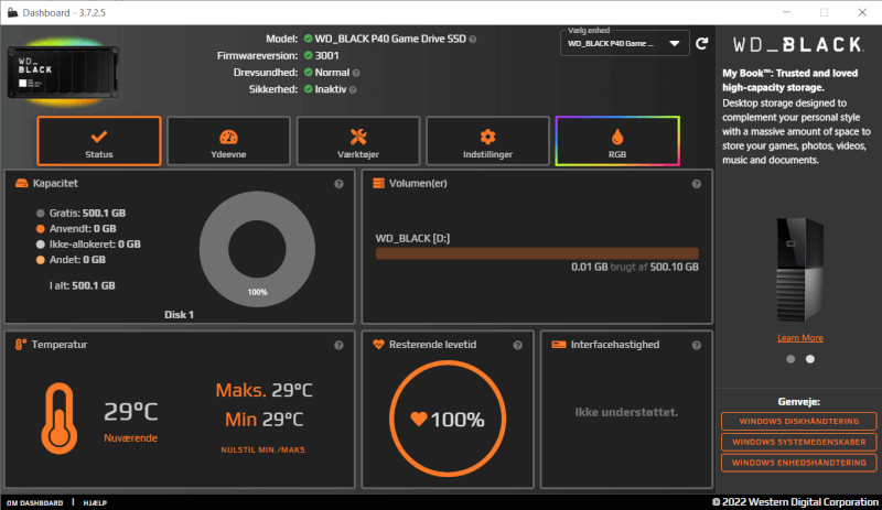 WD Dashboard - Status side.png